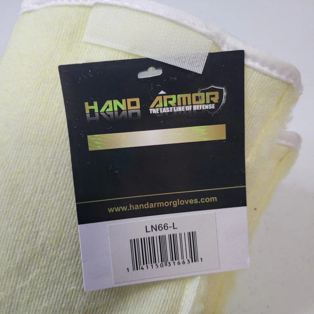 Hand Armor LN66-L Yellow Knit Mitten‎ Chopper Liner Gloves Sherpa Large - Picture 5 of 10